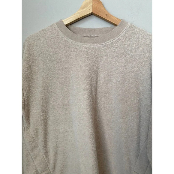Madewell Women's (Re)sourced Brushed Side-Button Relaxed Sweatshirt in Cream XXS - Picture 6 of 16